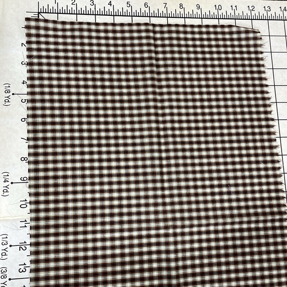 3 pieces vintage fabric remnants, cotton, cotton blend, varying sizes - Picture 11 of 14